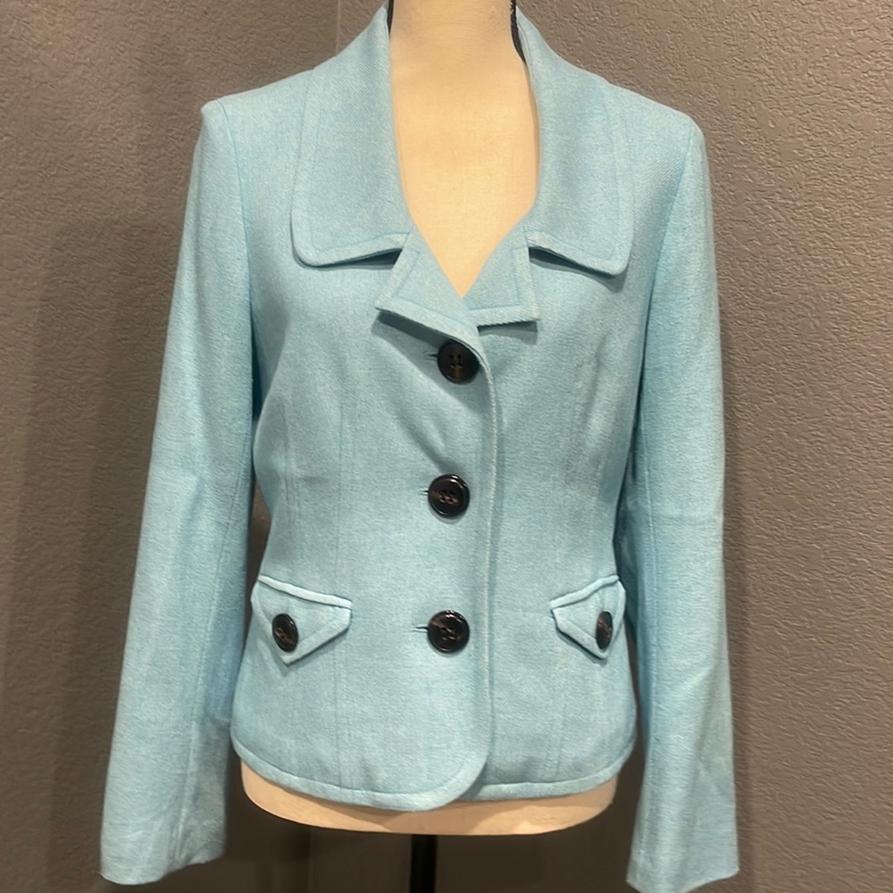 Talbots Wool Career Blazer Jacket - image 1